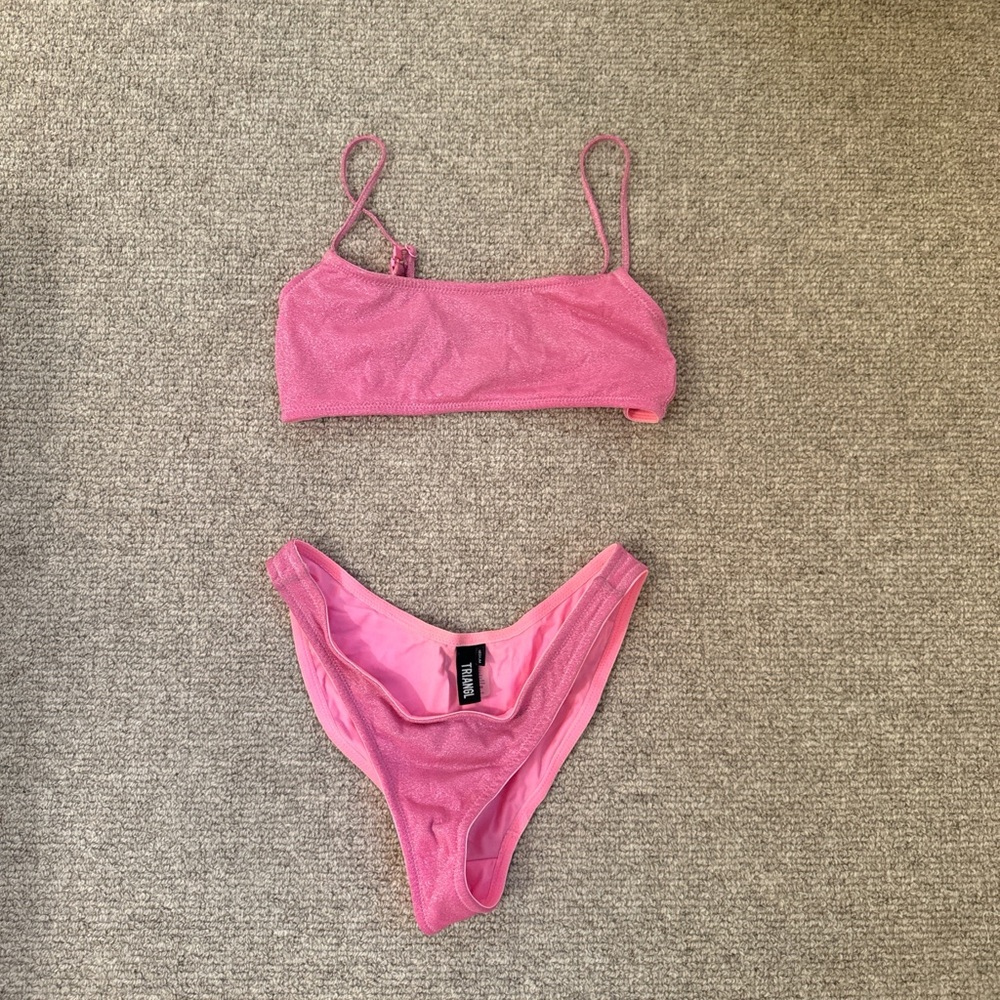 Triangl Swimwear Pink Bikini Set